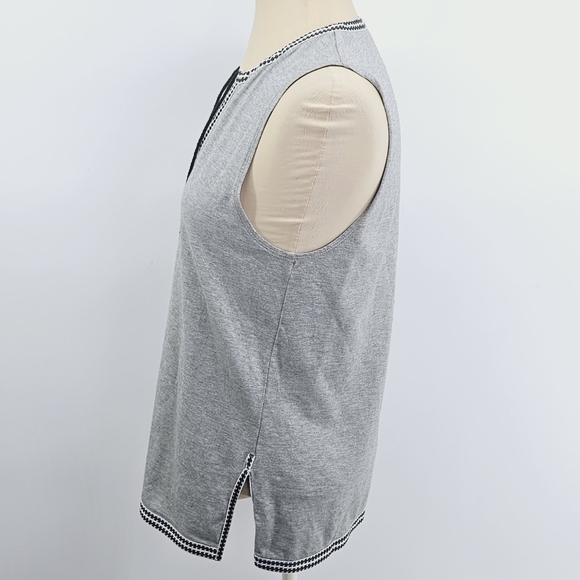 J. Crew Tassel Tank Top in Heather Gray Size Small - Picture 9 of 13